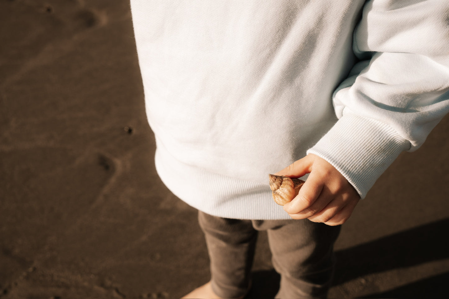 Sky Blue Oversized Sweatshirt