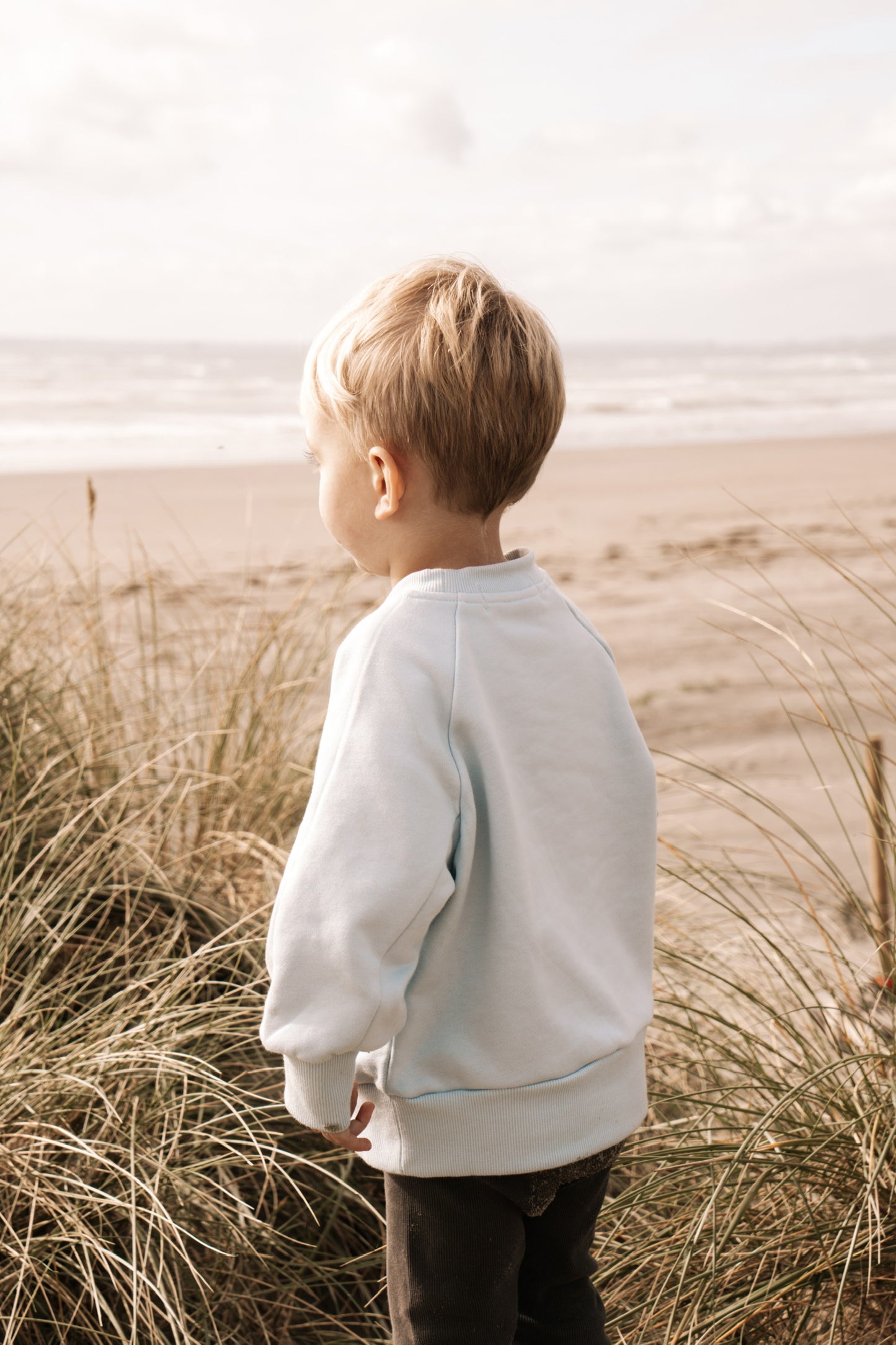 Sky Blue Oversized Sweatshirt