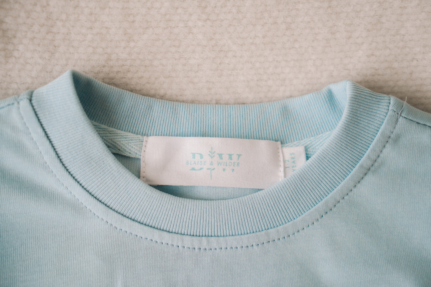 Sky Blue Oversized Short Sleeve T-Shirt