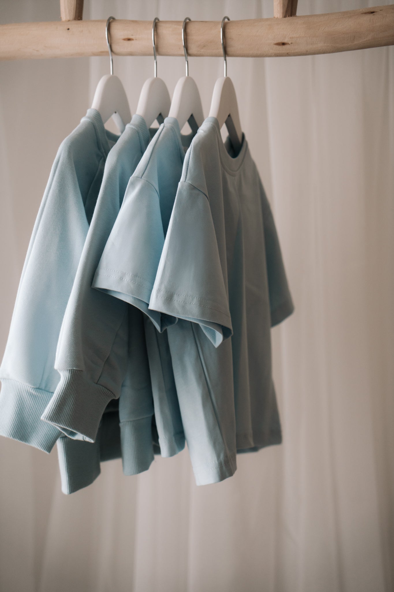 Sky Blue Oversized Sweatshirt