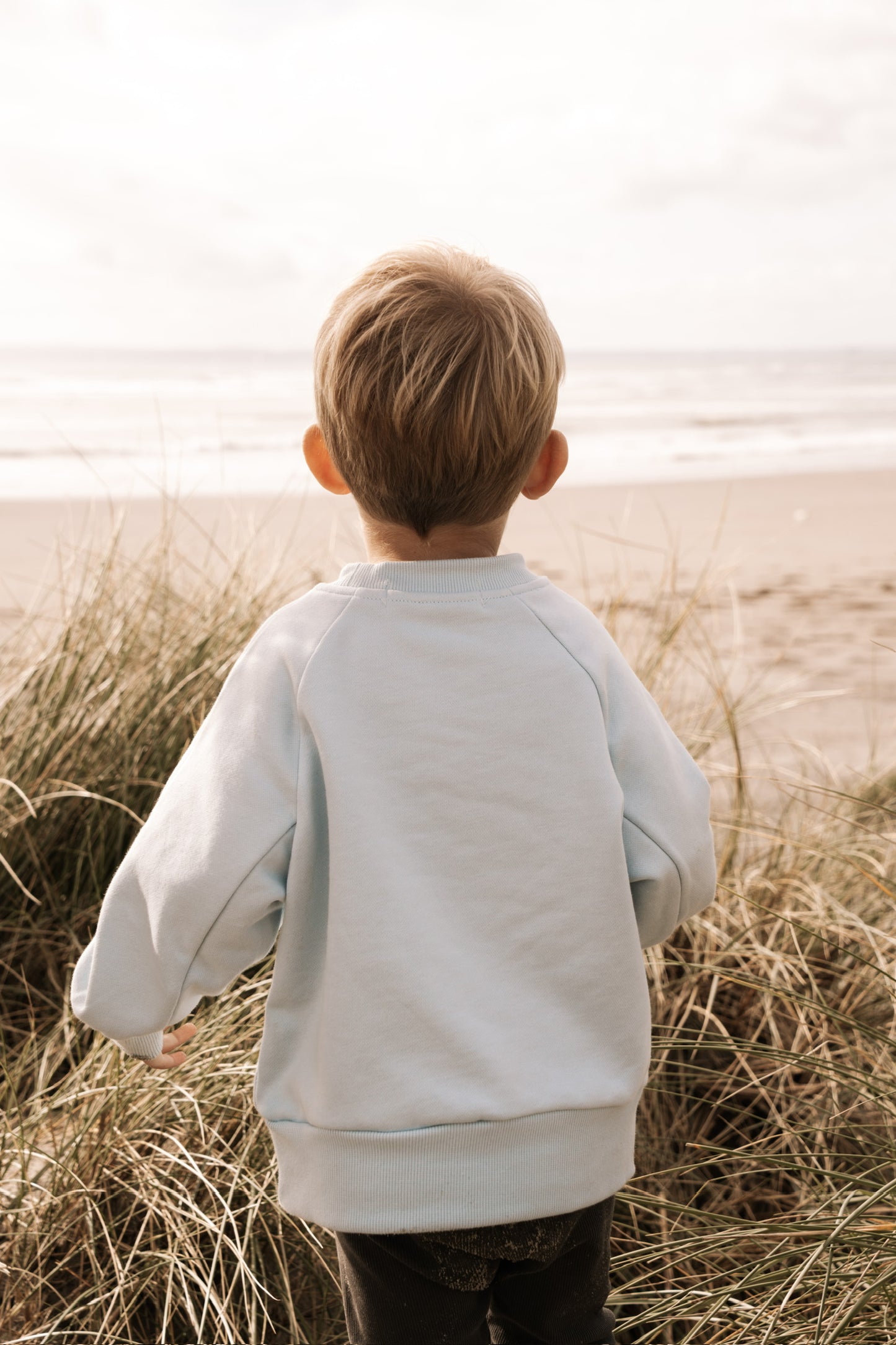 Sky Blue Oversized Sweatshirt